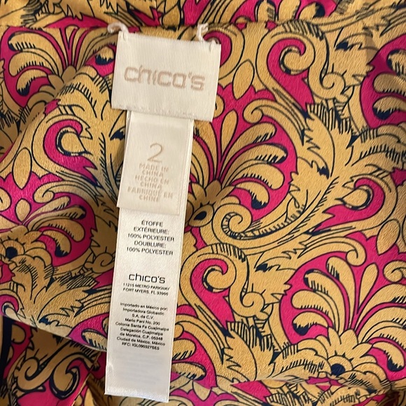 CHICOS Kimono jacket 4 piece Travelers set two dresses and pants Size 2 Large - Picture 13 of 16